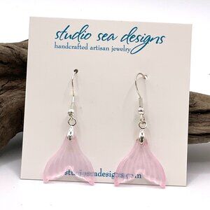 Sterling Silver Mermaid Tail Earrings-New!
